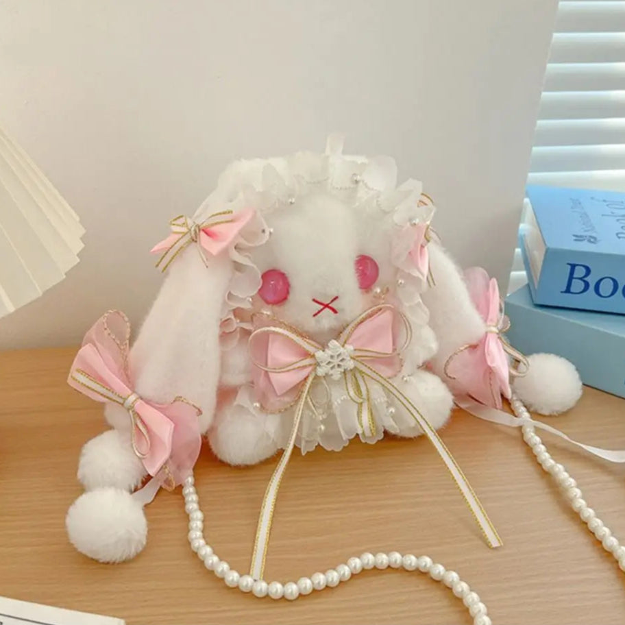 Bunny & Bows Plushie Purse