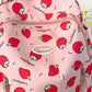 Strawberry Print Waterproof Backpack