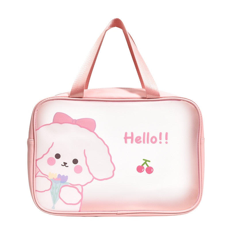 Kawaii Transparent Cosmetics Bags