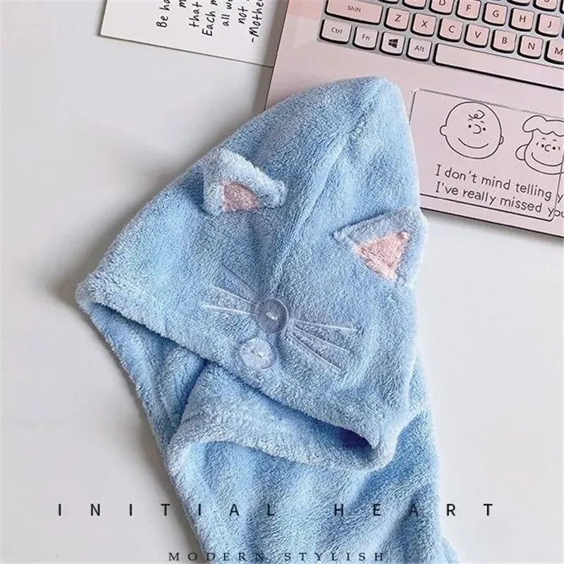 Cat Ears Hair Towel