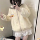 Kawaii Zip Up Sailor Collar Sweater