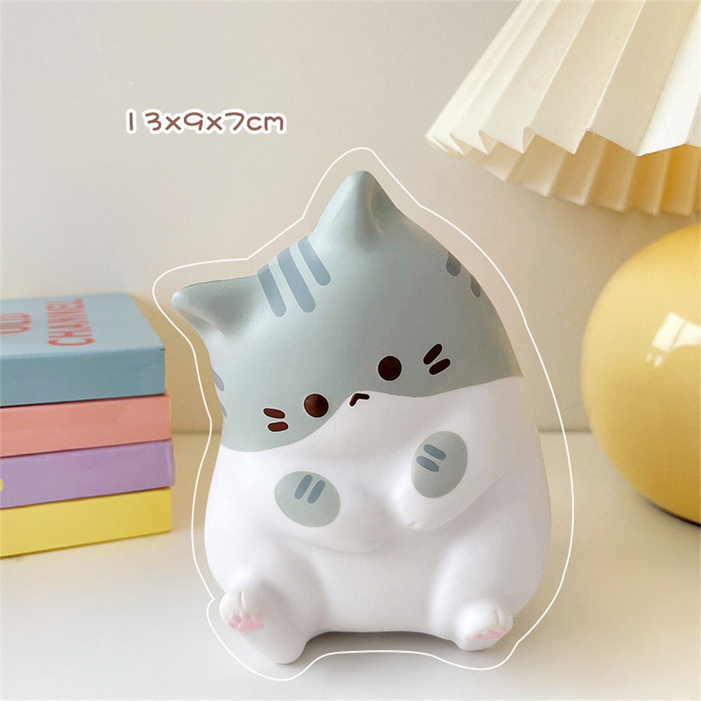 Kawaii Curious Cats Squish Toys