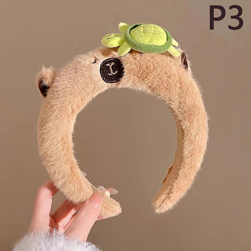 Cute Capybara Plush Headbands