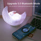 Kawaii Moon Bunny Night Light Speaker