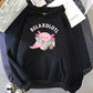 Kawaii Black Relaxolotl Hoodie