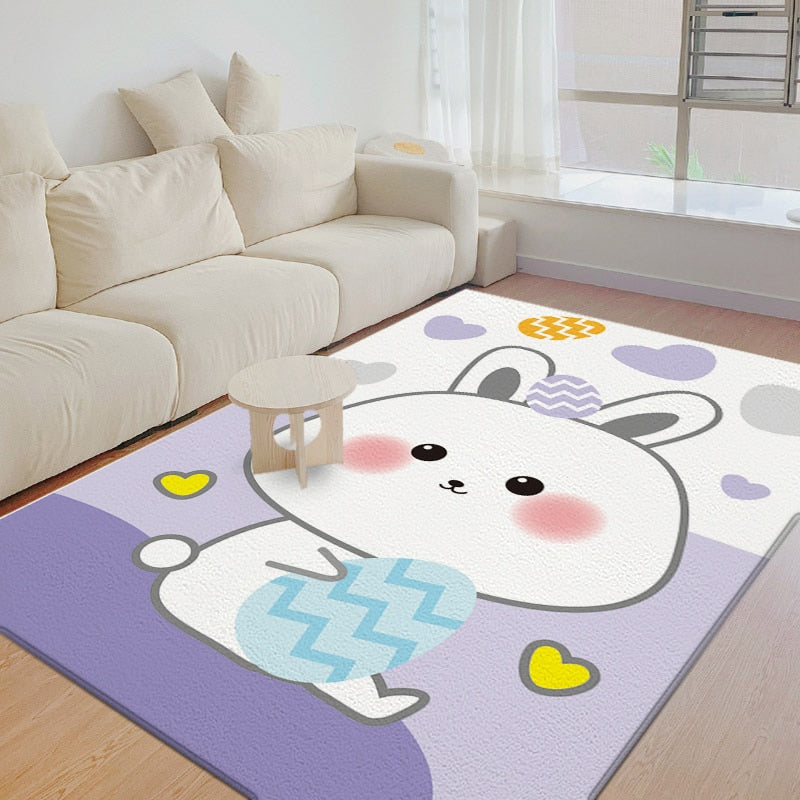 Kawaii Bunny Floor Rug