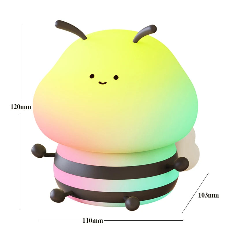 Kawaii Honey Bee Night Light