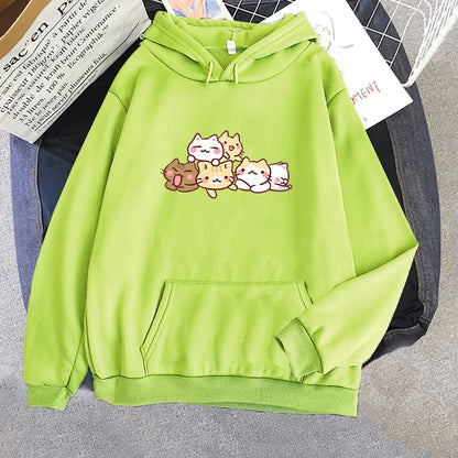 Kawaii Kitty Cuddles Hoodie