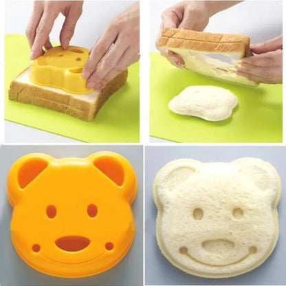 Teddy Bear Sandwich Mold