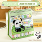 Front view of Kawaii Panda 2026 Desk Calendar