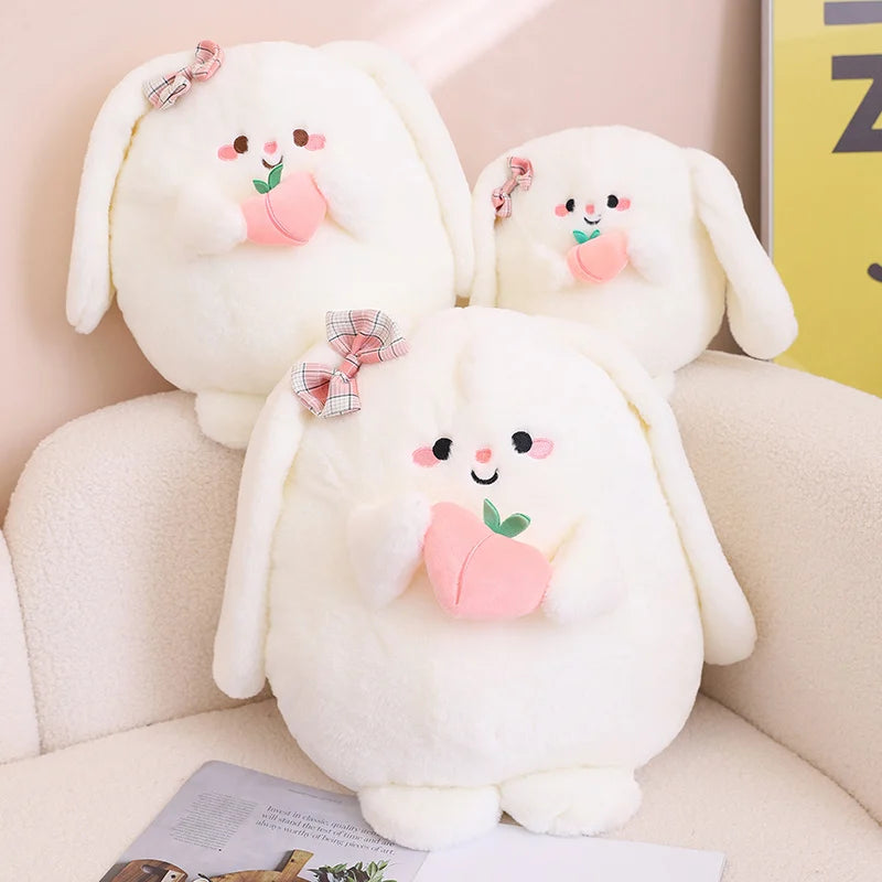 Cute Peach Bunny Plushies