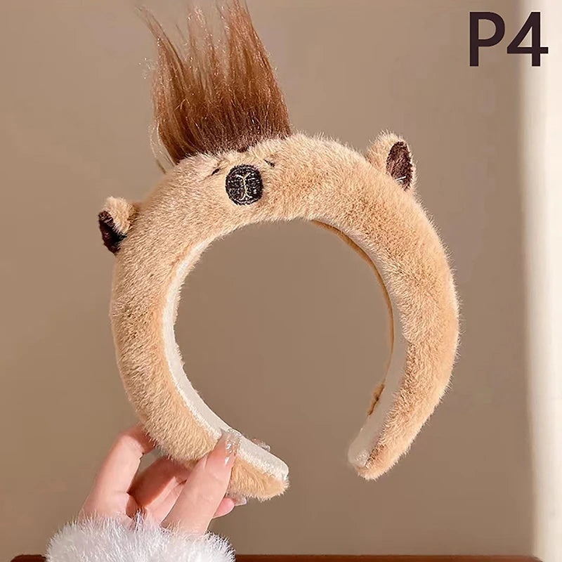 Cute Capybara Plush Headbands