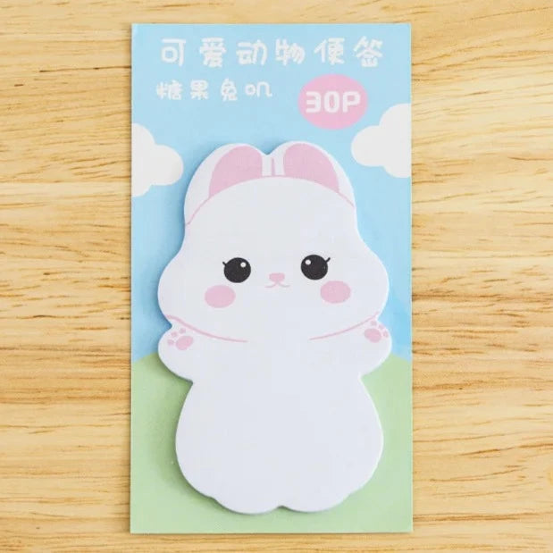 Kawaii Animal Hugs Sticky Notes