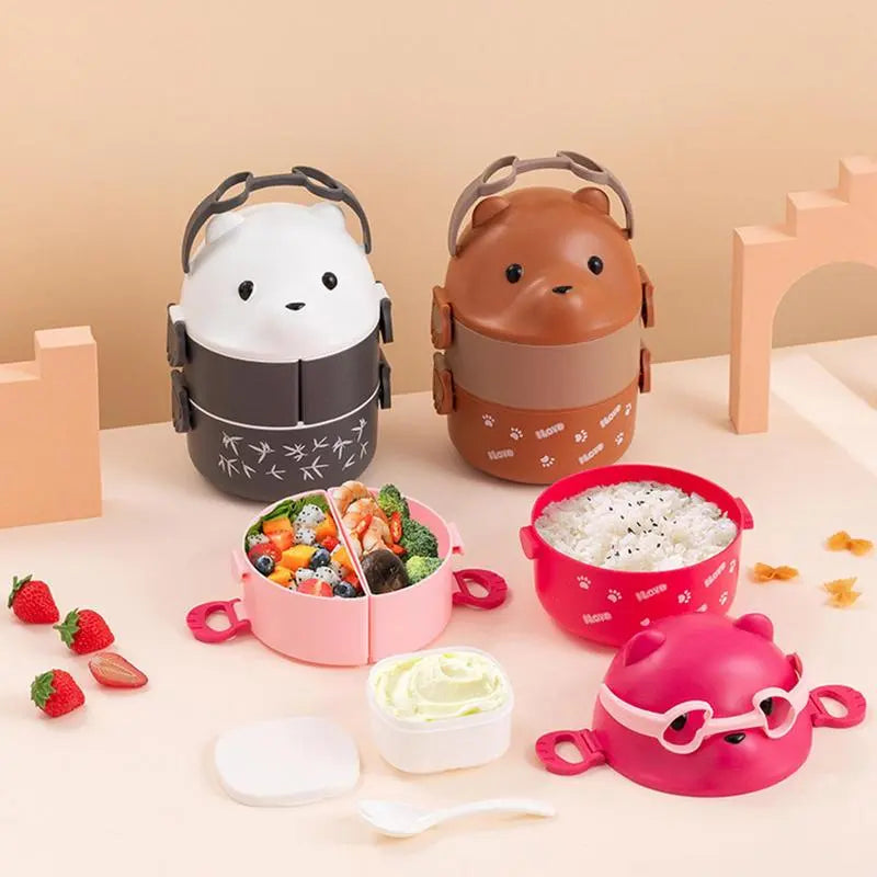 Bear Stackable Bento Box  Kawaii Lunch On-the-Go! – Kore Kawaii