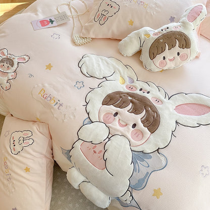 Kawaii Bunny Girl Bedding