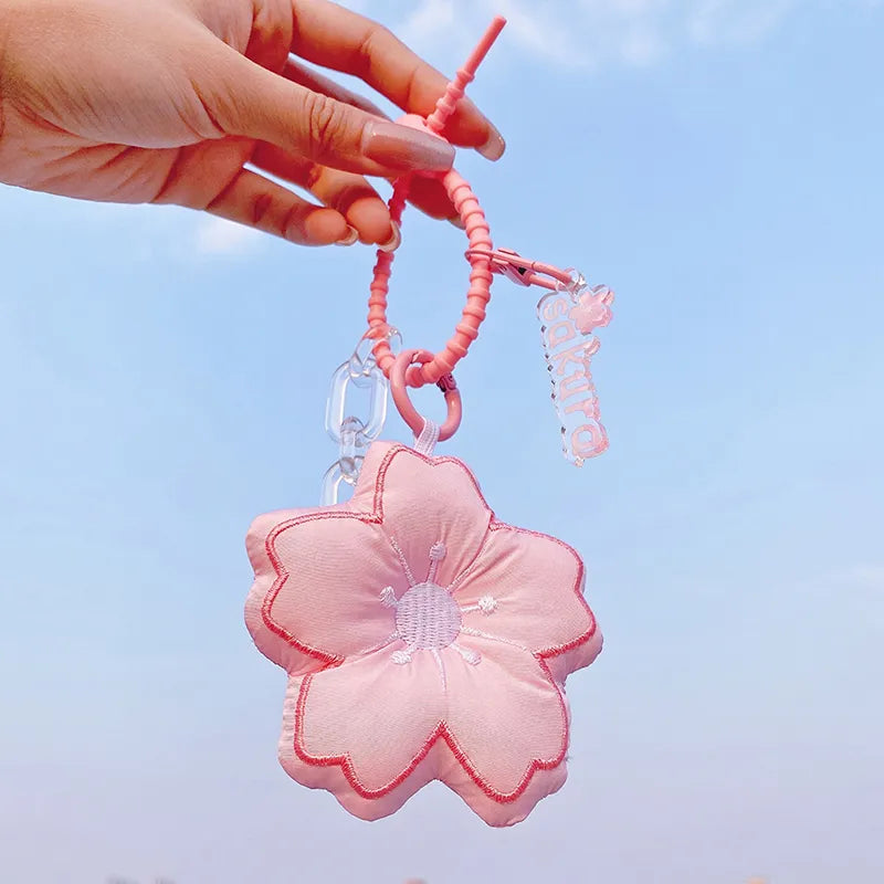 Cherry Blossom Pendant Keychain