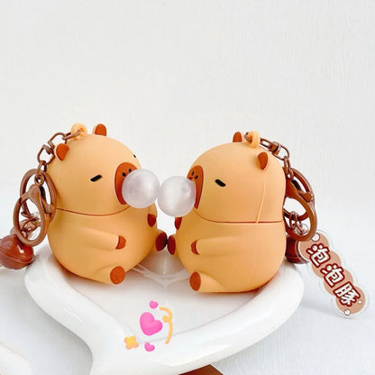 Capybara Squeeze Toy Keychain