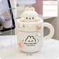 Kawaii Bear & Bunny Thermos Mug