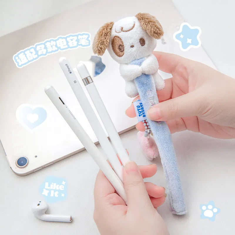 Kawaii Plush Apple Pen Cover