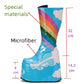 Rainbow Clouds Platform Boots