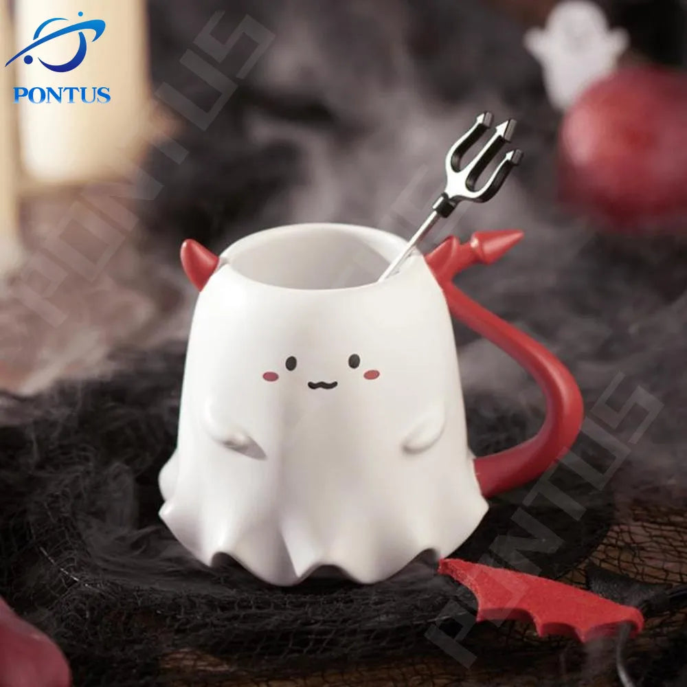 Ghost Demon Ceramic Mug