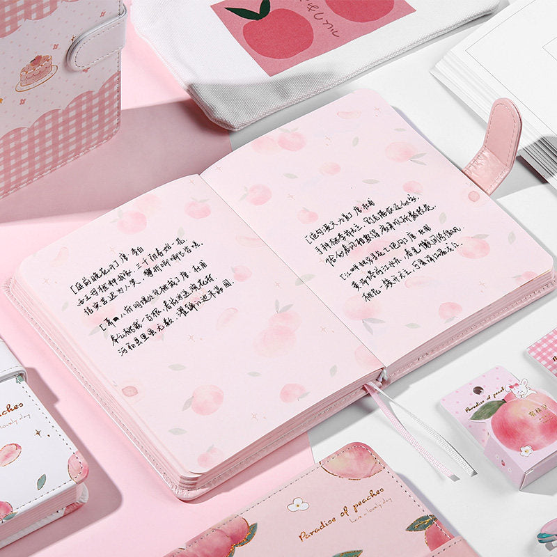 Kawaii Peach Notebook