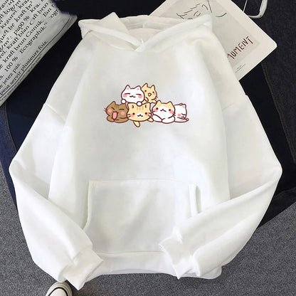 Kawaii Kitty Cuddles Hoodie