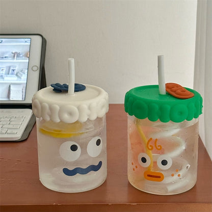 Funny Face Glass Cups