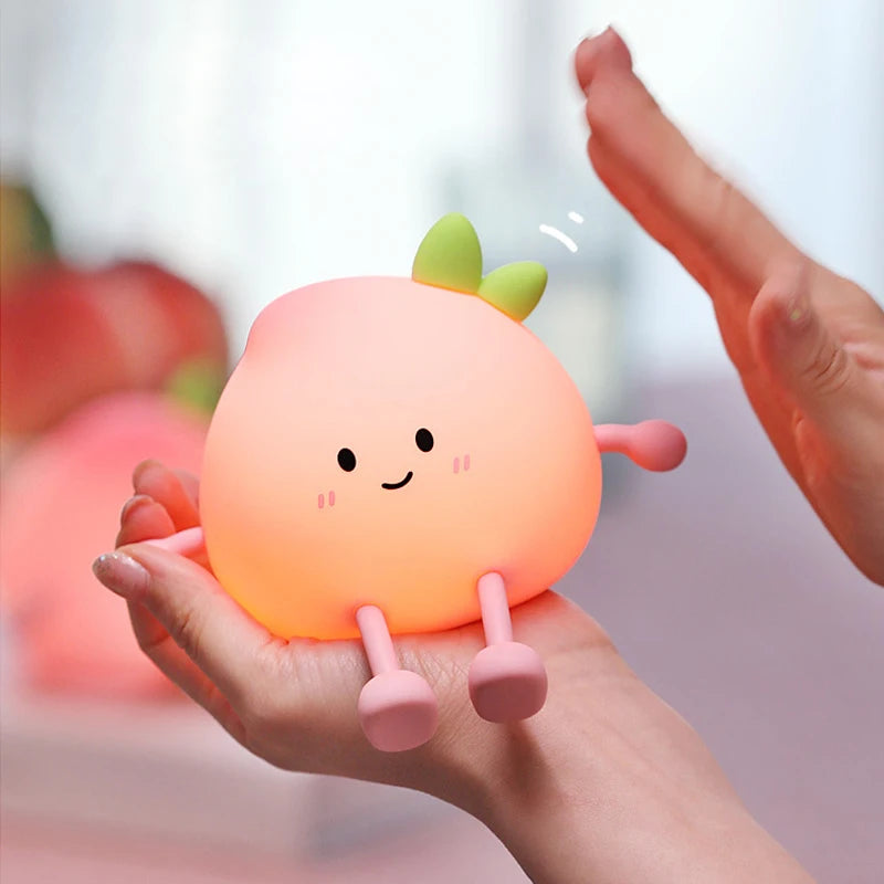 Kawaii Peach Night Light