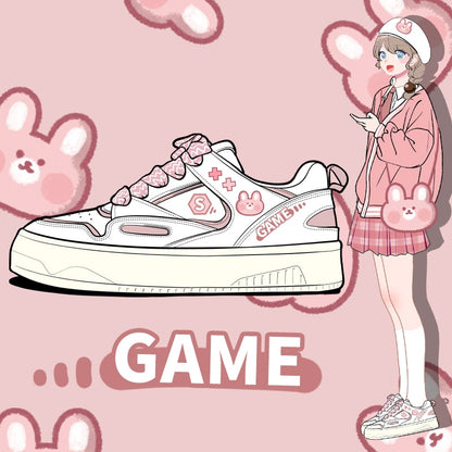 Kawaii Gamer Bunny Sneakers