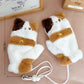 Kawaii Cat Gloves set dimensions 