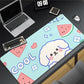 Kawaii Fruit Animals Desk Pad