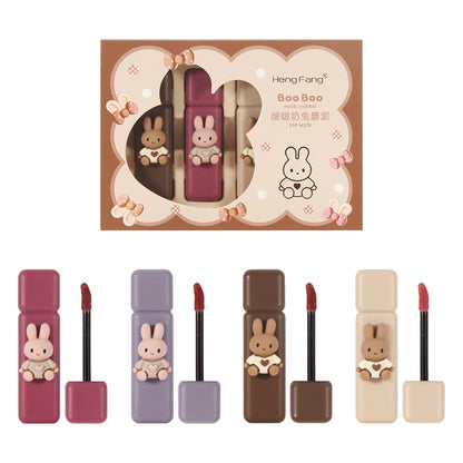 Kawaii Bunny Matte Lip Gloss Set