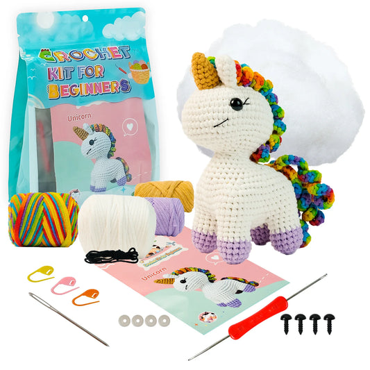 Unicorn - Kawaii Crochet Kit For Beginners