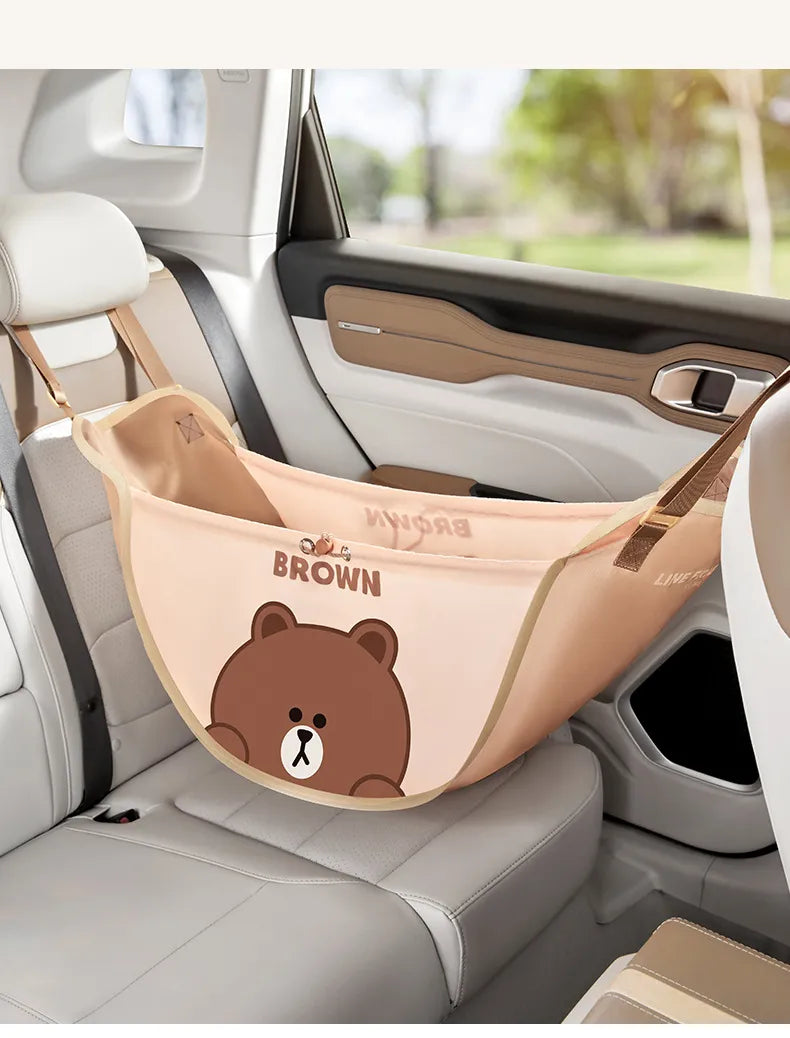 Brown Bear Car Seat Storage Bag