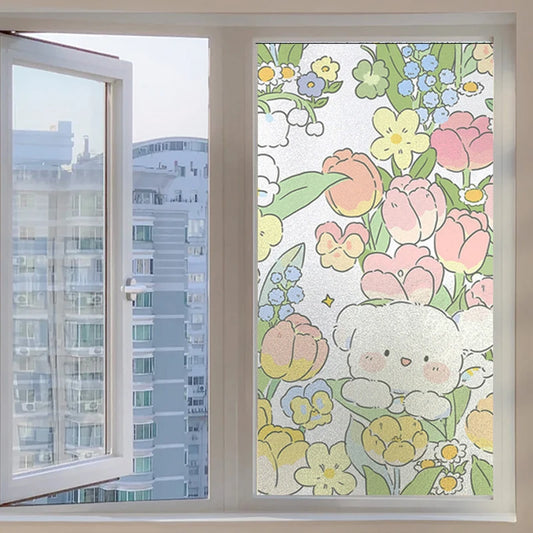 Kawaii Pastel Window Privacy Stickers for Windows 