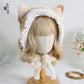 Cat Ears Bonnet