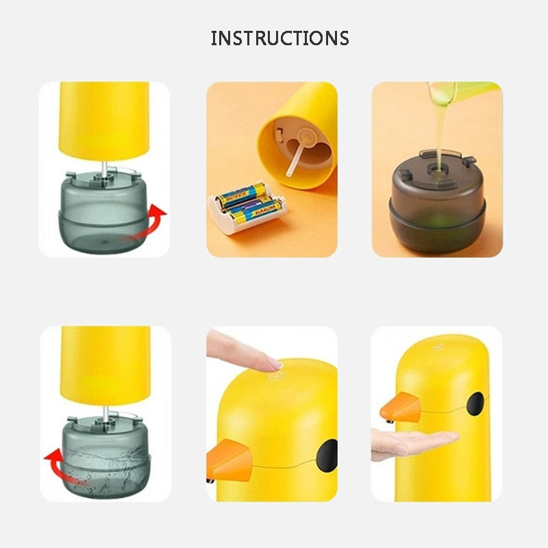 Kawaii Duck Soap Dispenser