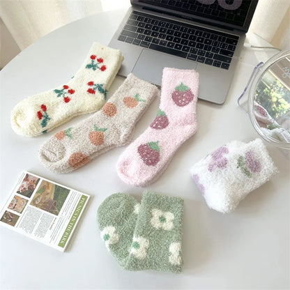 Soft Plush Sleeping Socks