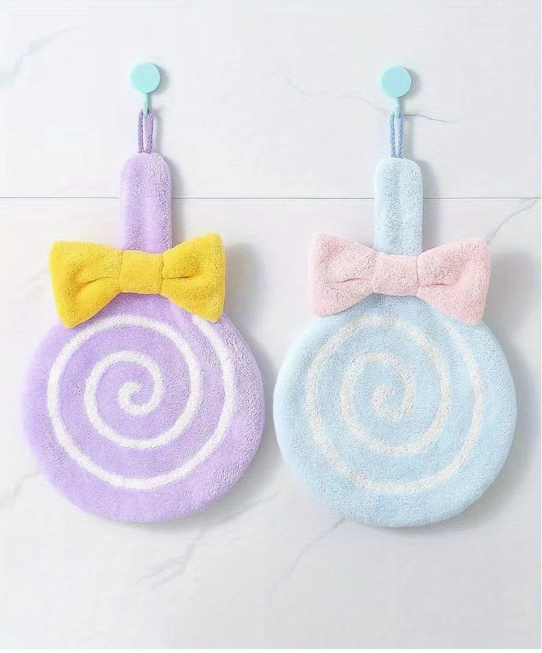 Cute Lollipop Hand Towels