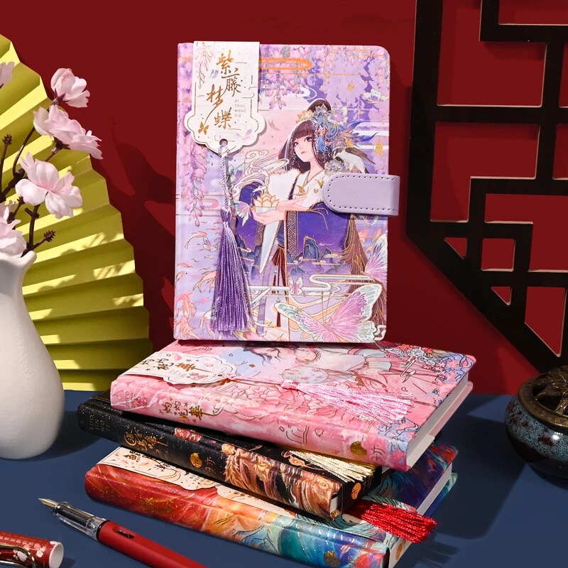 Red Anime Notebook Journal Anime Book Anime Journals Anime