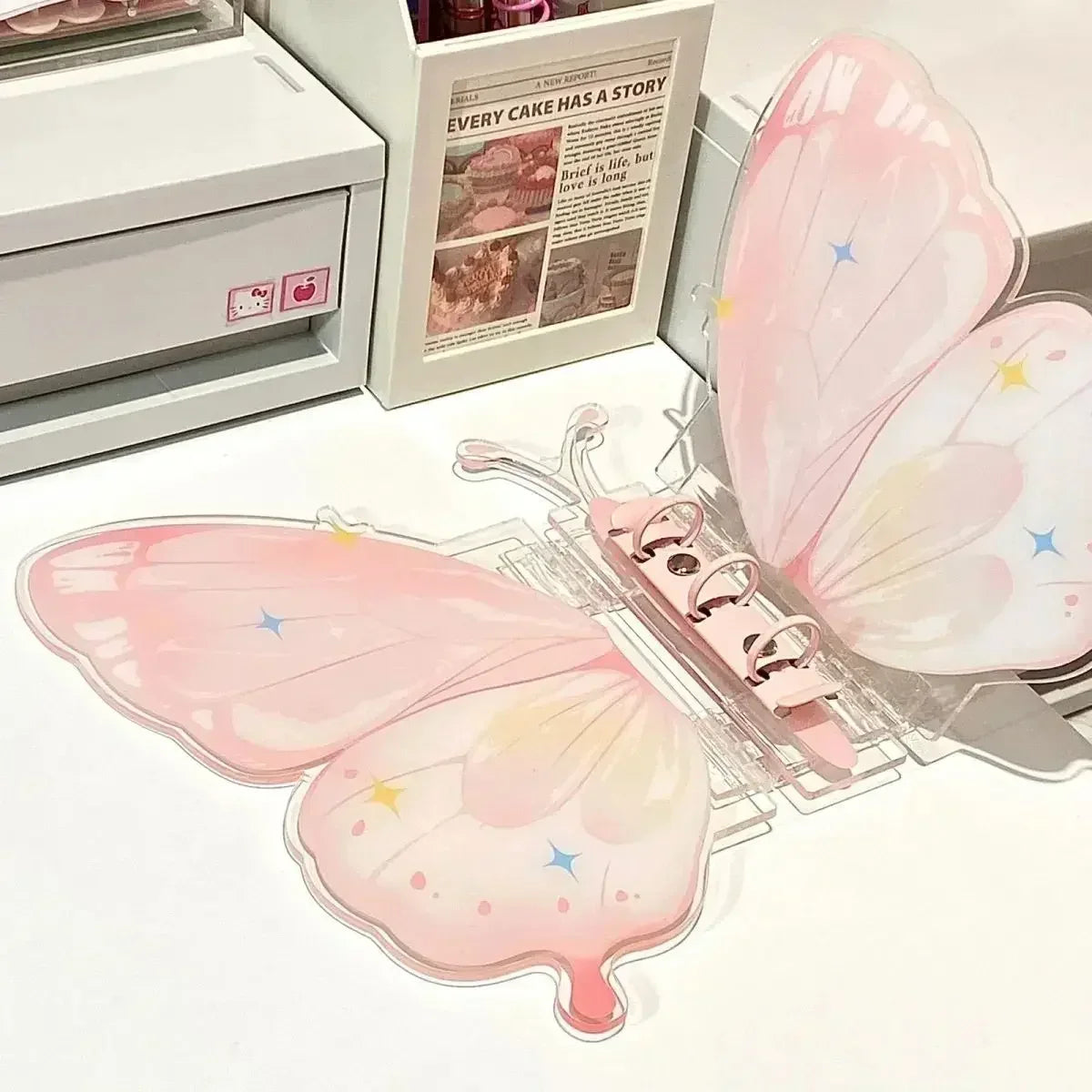 DIY K-pop Photo Card Butterfly Album