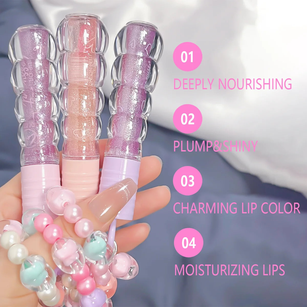 Shiny Pearl Lip Gloss Set