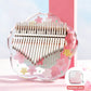 Clear Sakura Shaped Kalimba