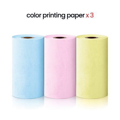 Kawaii Portable Cat Thermal Multi Color Printer Paper