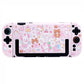 Gaming console controller with a cute, colorful design on a white background