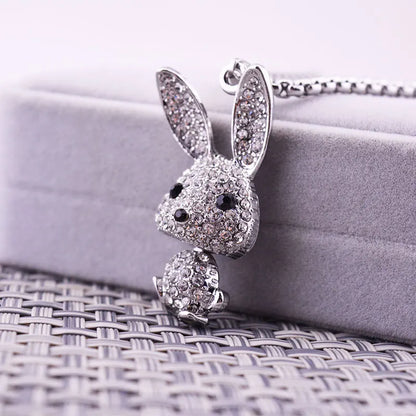 Kawaii Bunny Pendant Necklace