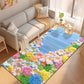 Vibrant Plush Flowers Rug