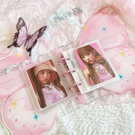 DIY K-pop Photo Card Butterfly Album