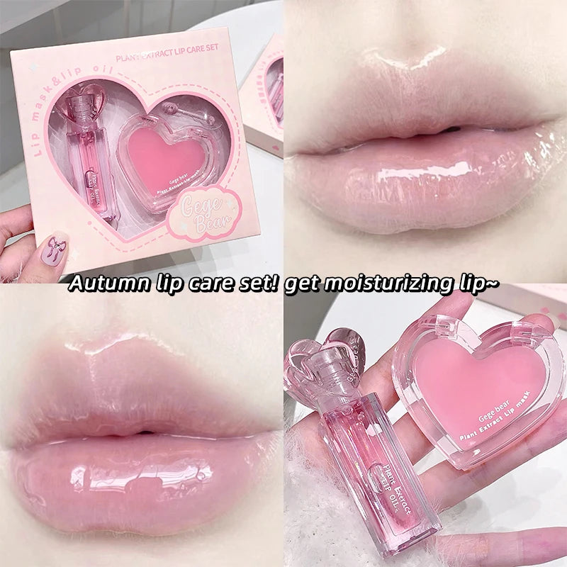 GEGE BEAR Lip Balm & Gloss Kit